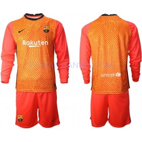 Barn Fotballdrakter Keeper FC Barcelona 2020-21 Langermet M003